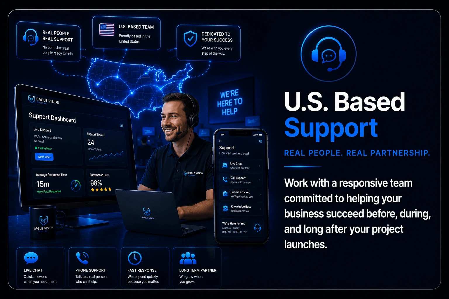 Responsive U.S.-based support